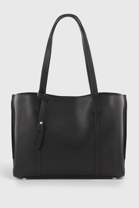 Zoozie Bags Bolsa de Hombro de Cuero PU Negro Zoozie Bags Bolsa de Hombro de Cuero PU Negro